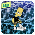 Icona NEW BART BAPE : WALLPAPER IMAGE