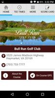 Bull Run Golf Club Affiche