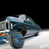 Thema mit Lowrider Autos