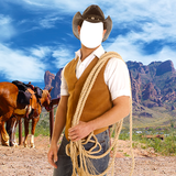 Cowboy Photo Montage icon