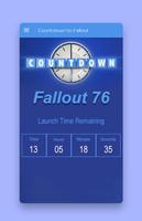 Countdown for Fallout 76 & Fallout 76 Wallpaper Plakat