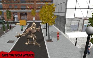 Werewolf City Attack Simulator Affiche