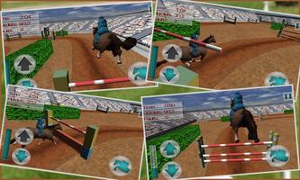 Horse Jumping 3D Game capture d'écran 1