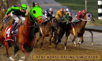 Horse Racing 3D Free My Virtual Horse Affiche