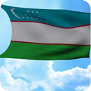 Uzbekistan Flag 3D Free APK