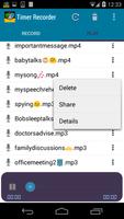 Timer Voice Recorder capture d'écran 1