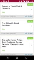 Coupons for Harbor Freight Tools and more screenshot 3