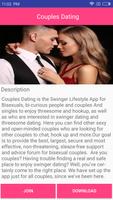 Couples Dating: Bi Swinger APP Screenshot 1