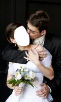 زوجان صور زفاف المونتاج الملصق