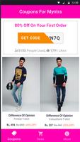 Coupons For Myntra ポスター