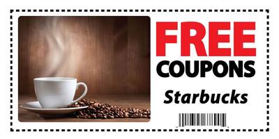 Coupons for Starbucks poster