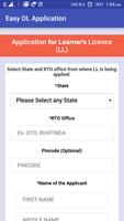 Easy Driving Licence Apply screenshot 1