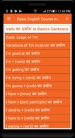 Basic English Course in Hindi Affiche