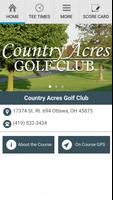 Country Acres Golf Club Plakat