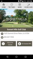 Sunset Hills Golf Club plakat