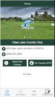 Clear Lake Country Club Affiche