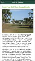 Lone Pine Golf Club capture d'écran 1