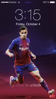 Lock screen For Coutinho Fcb Theme 2018 Affiche
