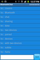 BlueTooth Chat تصوير الشاشة 1