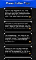 Cover Letter Tips poster