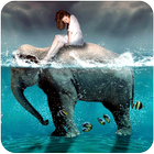 3D Water Effects Photo Editor أيقونة