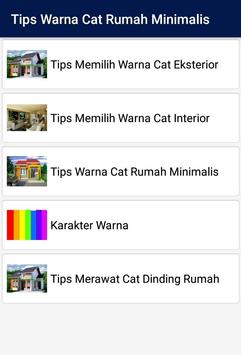 Warna Cat Rumah Minimalis screenshot 2