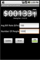 Meeting Cost Calculator تصوير الشاشة 1