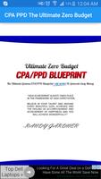 CPA PPD Ultimate Zero Budget الملصق