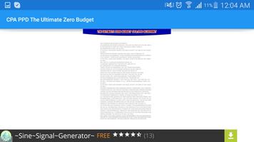 3 Schermata CPA PPD Ultimate Zero Budget