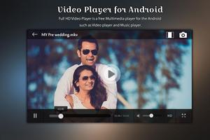 Video Player for android Cartaz