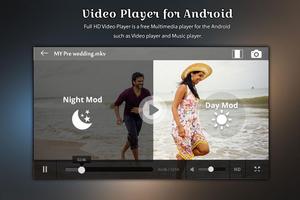 Video Player for android imagem de tela 2