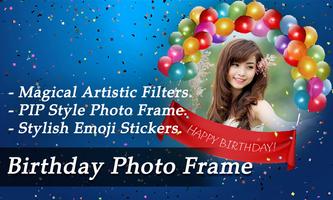 Birthday Photo maker الملصق