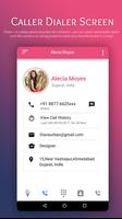 Caller Dialer Screen تصوير الشاشة 1