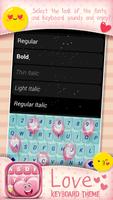 Clavier Emoji Amour capture d'écran 3