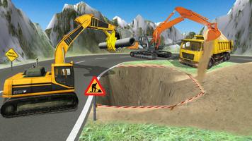 ville route construction Jeu 3d capture d'écran 2