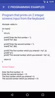 C PROGRAMMING EXAMPLES Screenshot 6