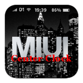 MIUI Center Clock (غير رسمي) أيقونة