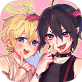 Snuggle with Angel and Devil أيقونة