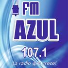 FM Azul 107.1 MHz. icône