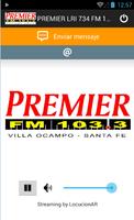 PREMIER LRI 734 FM 103.3 Mhz الملصق