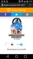 Radio inclusion FM 103.7 Affiche