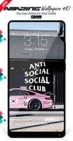 Anti Social Social Club Wallpapers Background ポスター