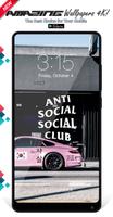 Anti Social Social Club Wallpapers Background plakat