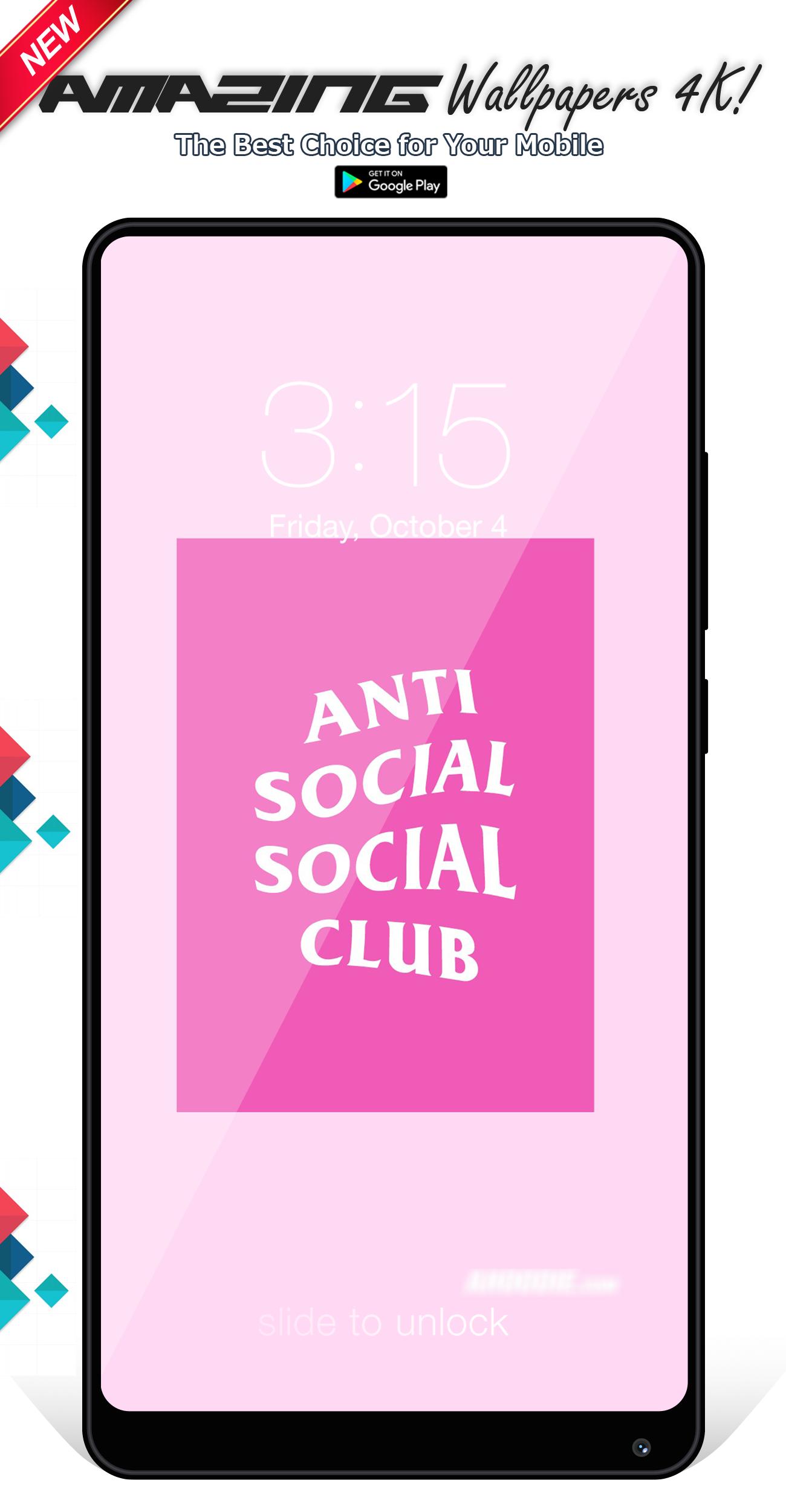 Anti Social Social Club Wallpapers Background For Android Apk Download