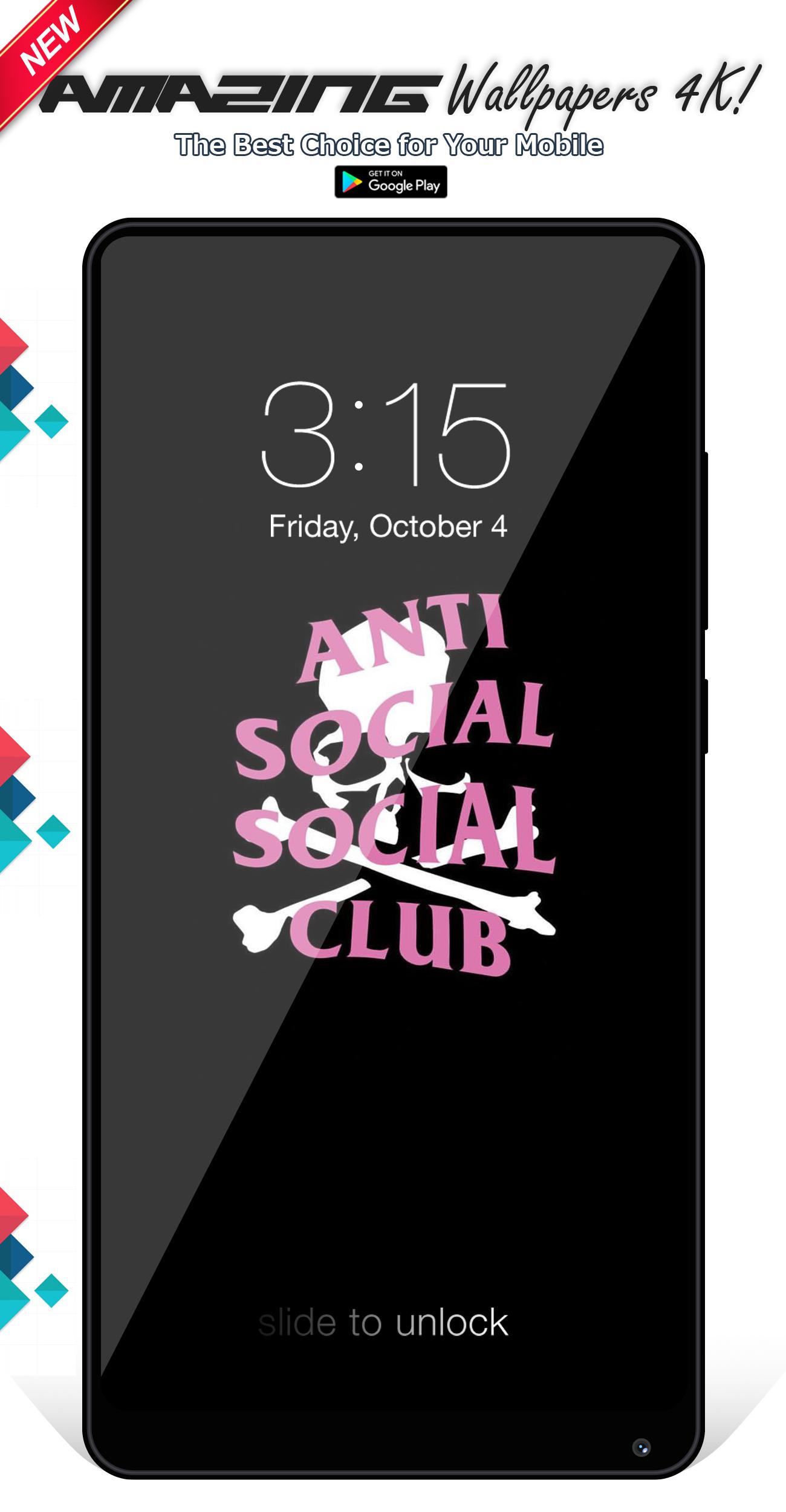 Anti Social Social Club Wallpapers Background For Android Apk Download