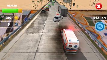 Ambulance Highway Crash Derby screenshot 2