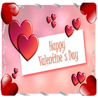 Valentines Love Frame أيقونة