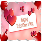 Valentines Love Frame icône