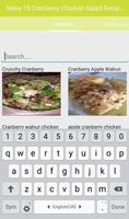 Cranberry Chicken Salad Recipe capture d'écran 1