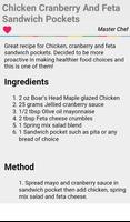 Cranberry Chicken Salad Recipe capture d'écran 2
